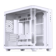 Jonsbo TK-3 แถมพัดลม4ตัว ATX White Computer Case เคส เปล่า กระจกโค้ง ทรง mini ตู้ปลา