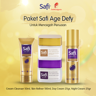 Paket Safi Age Defy Gold 4pcs - Paket Penuaan Dini - Skincare Anti Aging Fine Lines Penuaan Dini