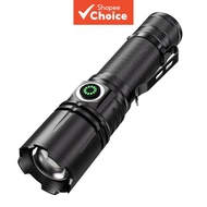 C8L Powerful 3100 Lumen Rechargeable Flashlight Xhp50d Hi Led For Outdoor Camping Hiking