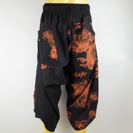 Samurai Pants Hill Tribe Hmong Miao Harem Yoga Fitness Chiang Mai Cotton Hippie Bohemian Baggy Aradi