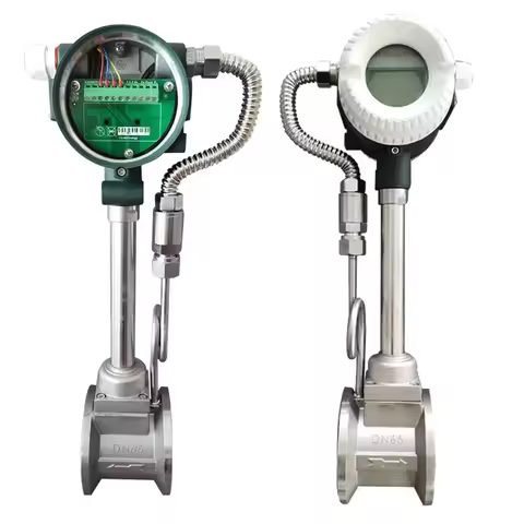 Digital Steam Vortex Air Flow Meter Price Intelligent steam compressed air high-precision gas count 