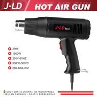 JLD Hot Air Gun 1500W Heat Gun Blower Pemanas Plastik Pembuatan film mobil penghilangan dan pencaira