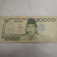 Uang Lama 20.000 Rupiah