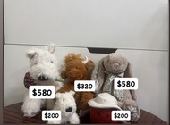 Jellycat兔 牛 西高地