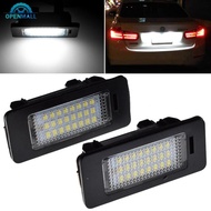 OPENMALL 1Pc/2Pcs 6000k Car License plate Light White No Error Led Number License Plate Light For BM