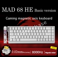 FGG MAD 60/68 HE คีย์บอร์ดสวิตช์แม่เหล็กสําหรับเล่นเกม การเชื่อมต่อแบบมีสาย Hot Swap แบบเต็มคีย์ ไทย