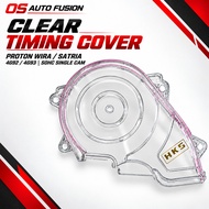 [Ready Stock] HKS Clear Timing Belt Cover | Proton Wira / Satria | 4G92 4G93 SOHC Single Cam | 1 Pc