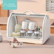 SG Stock Anan Baby Milk Bottle Storage Box Container with Drying Rack