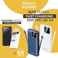 REMAX Suji 22.5W 20W Powerbank Fast Charging with Built in Cable 10000mAh 20000 mAh 30000 Power Bank