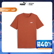 PUMA Basics เสื้อยืดคอกลม Essentials โลโก้ขนาดเล็กสำหรับผู้ชาย - 68676041