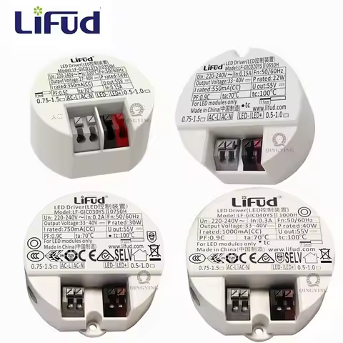 Lifud LED Driver 27-40V 250mA 300mA 350mA 450mA 500mA 750mA 1000mA LED Power Supply Transformer CE C