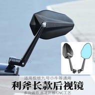 Suitable for No. 9 M395C Calf Extreme Core AE5 Rearview Mirror Motorcycle Electric Vehicle Long Hand