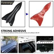 FOREVERGO 1pcs/6pcs Carbon Fiber ABS Car Roof Shark Paste Fin Diffuser Vortex Generator Body Decorat