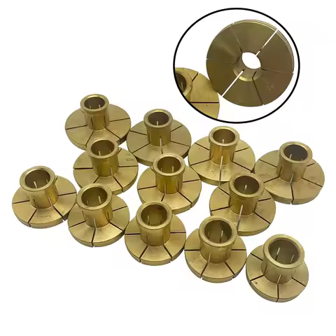 12PCS Bracelet Brass Collet Copper Chuck For Jewelry Faceting Graving Machine Accessories 45-67MM