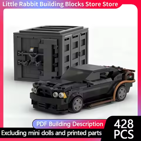 Furious Movies Model MOC Building Bricks Charger SRT-8 Muscle Car Modular Technology Gifts Holiday A
