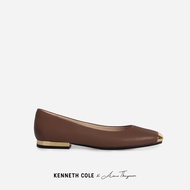 KENNETH COLE x ANNE THONGPRASOM รองเท้าส้นแบนผู้หญิง รุ่น ASTAIRE FLATS COCOA NIBS สีน้ำตาล ( FLT - 