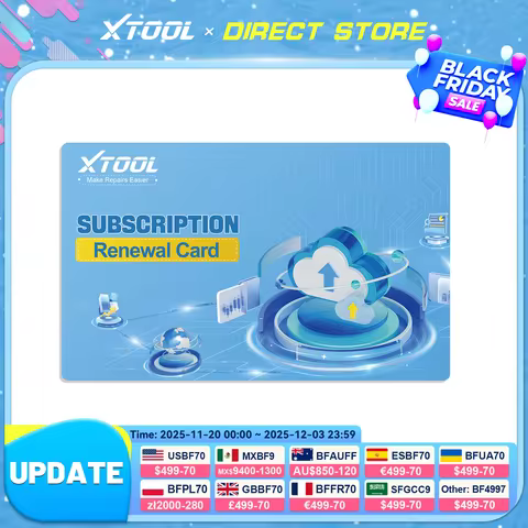 XTOOL Official Update license X100PAD X100PADS X100PAD3 X100MAX X100MAX2 IK618 Key Programming Tool