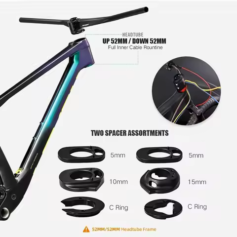 Lexon 29er 2400g Carbon XC MTB Frame 148mm Boost T800/T1000 110mm Travel 38T 2.4" Tire Full Carbon S