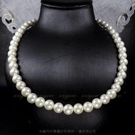 珍珠林~特價出清.數量不多~10MM塑膠珍珠項鍊.#934