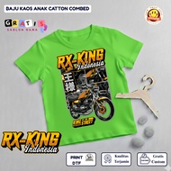 RX-KING STREET Motorcycle Kids T-Shirt/ Distro Motorcycle Kids T-Shirt Distro Automotive Kids T-Shir