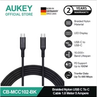 AUKEY USB-C to USB-C 1.8 meters USB-A to USB-C/