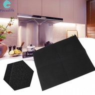 Activated Carbon Range Hood Filter Grease &amp; Particle Collector Customizable Size