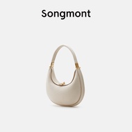Songmont Small Luna Bag Women Handle Bags Cute Moon bags Leather