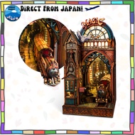 FUNPOLA Wooden Puzzle 3D Puzzle Magic Train Book Nook Kit Booknook Wooden Puzzle DIY Miniature Dollh