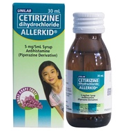 ALLERKID Cetirizine 5 mg/5 mL Syrup 30ml Bottle