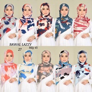 Koleksi Cik Manis Tudung Bawal Lazzy Moscrepe Bercorak - Instant Tudung | Tudung Sarung | Tudung Ins