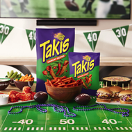 Takis Crunchy Fajitas / 92.3g ขนมข้าวโพดทอดกรอบ รสเผ็ด เปรี้ยว จาก USA