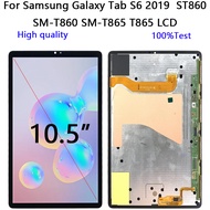 10.5" Super AMOLED For Samsung Galaxy Tab S6 2019 LCD Display Touch Screen Digitizer Assembly T860 S