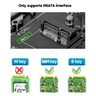 MSATA To.2อะแดปเตอร์การ์ด MSATA To NGFF Converter สำหรับ SSD Hard Disk 22302242การ์ดเอ็กซ์แพนชัน