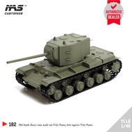 [NAS] Assembly model of Russian tank KV-2 ZIS 6 1/48, Military assembly model of KV-2 tank, scale 1/