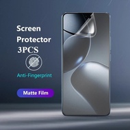 Honor400 3Pcs 999D Matte Frosted Soft Hydrogel Film For Honor X60 GT 400 Pro Lite Play 60 Play9A Pow