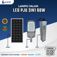 PAKET LAMPU JALAN 60W 50W + BATERAI LIFEPO4 PAKET PJUTS 60W PJU 2IN1gavtech