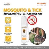 PARAKITO - ROLL ON MOSQUITO & TICK PROTECTION 20ML MOSQUITO REPELLANT ALCOHOL DEET FREE WATERPROOF