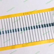 Resistor 47ohm 47 ohm 1% 1/4w 0.25w Taiwan