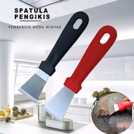 Multipurpose Kitchen Stain Remover SPATULA SCRAPER Iron SCRAPER Rubber Handle