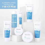 Paket Wardah Acnederm Series Complete Package (5pcs / 7pcs) - Wardah Acnederm Series 1 Paket Lengkap Murah Skincare Wajah Berjerawat dan Bekas Jerawat BPOM