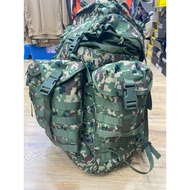 Ready Stock Bagpack Bag Sandang Taktikal Army Digital Camo Outdoor High Quality Storage Bag 60 Liter