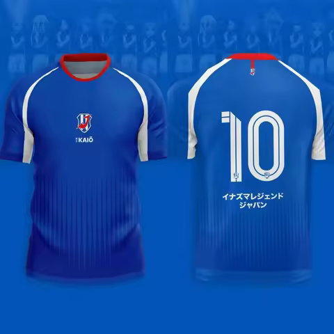 2025 New Inazuma Eleven Kaio Jersey 3D Print Kids Anime Football T-Shirts Summer Men's/Women's Casua