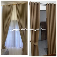 GERISAL Curtain 8 Waves Semokring Blackout Thick