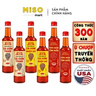 [Box of 3 flavors - 6c plastic 525ml] Old Fishing Village Fish Sauce Charcoal Anchovies, Sea Shrimp,