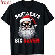 Santa Says Six Seven 6 7 Gen Z Alpha Meme T-Shirt