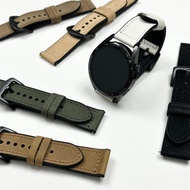 For Garmin Forerunner 255 265 Silicone&Leather Watch Strap