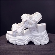 高跟凉鞋10cm2025女新款夏季百搭时尚运动厚底内增高女鞋Comfy Platform Sandal Anti Slip Thick-Sole Sandals Women 2025 New