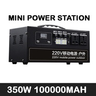 ( 1 Year Warranty ) Mini Portable Power Station 350W 100000Mah 400Wh