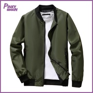 Yoewre Men Coat Solid Color Winter Jacket Mens Fall Winter Stand Collar Zip Up Cardigan Jacket Light