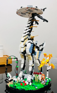 1222pcs Horizon Monster ยีราฟคอยาว Beast Building Blocks 76989 อิฐวันเกิดคริสต์มาสสําหรับเด็กของขวัญ